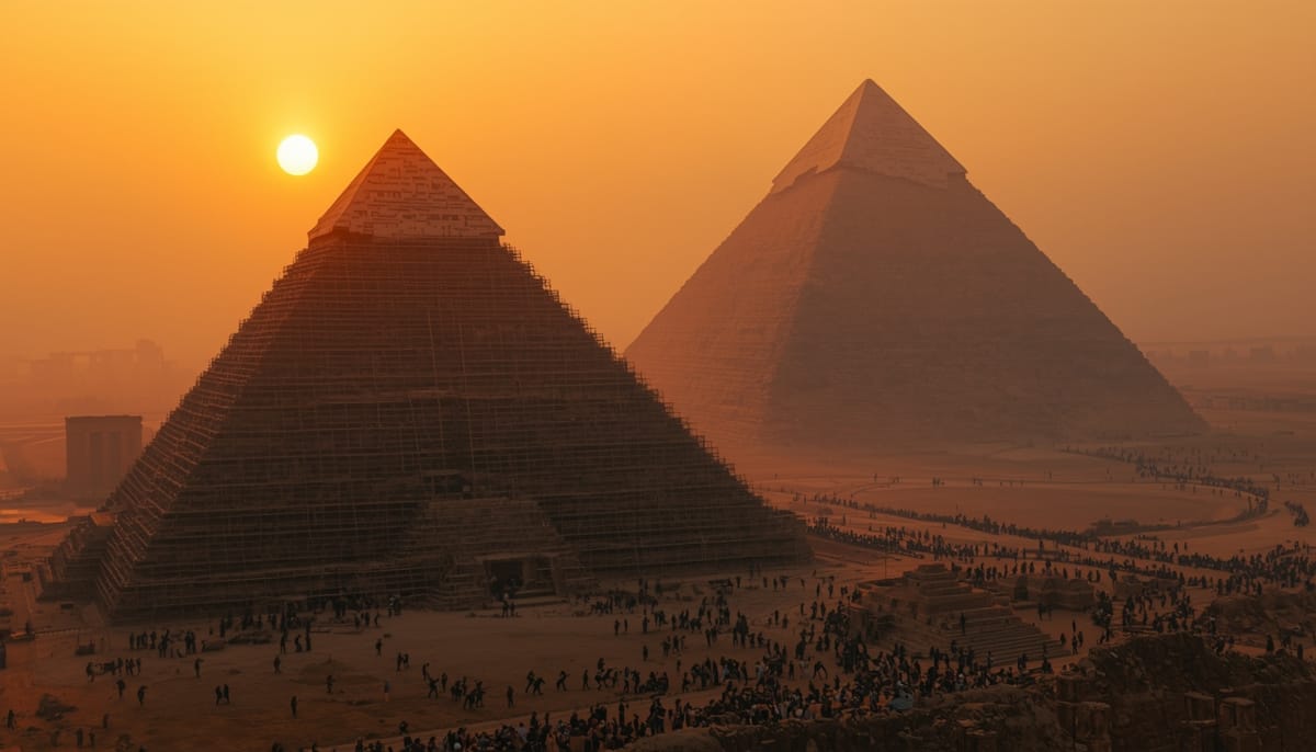 ¡POLÉMICA EN GIZA! Los sobrecostes de la Gran Pirámide indignan a los nomarcas