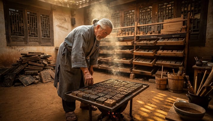 ¡EXCLUSIVA! Bi Sheng abre su taller a Pultsar: "tallar bloques de madera entera me daba pereza"
